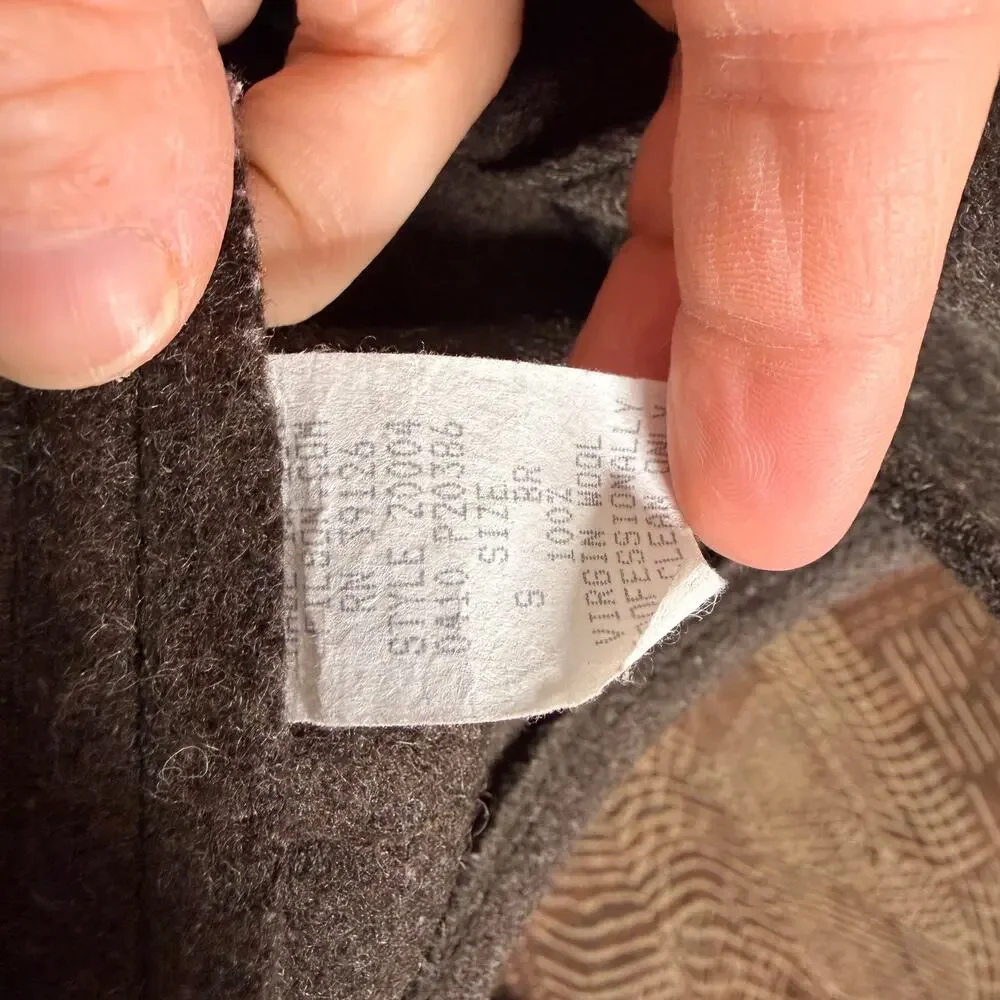 Filson Mackinaw Wool Brown Vest Mens Small - Picture 5 of 9